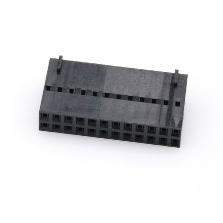 MOLEX Board Connector, 24 Contact(S), 2 Row(S), Male Or Female, 0.1 Inch Pitch, Crimp Terminal, Black 22552243